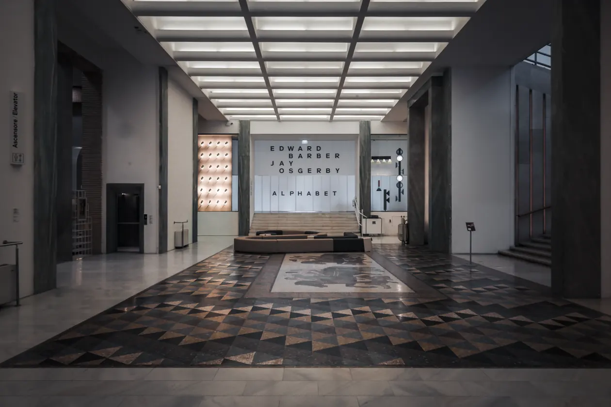 Sala espositiva della Triennale